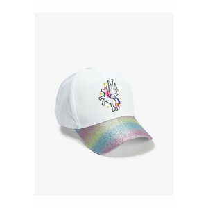 Koton Unicorn Hat Silvery Embroidered