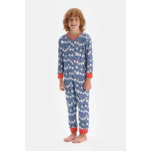 Dagi Pajama Set - Purple - Graphic