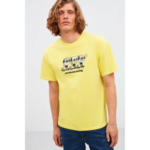 GRIMELANGE T-Shirt - Yellow - Regular fit