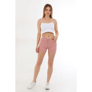 BİKELİFE Mini High Waist Lycra Stretchy Cotton Shorts & Bermuda