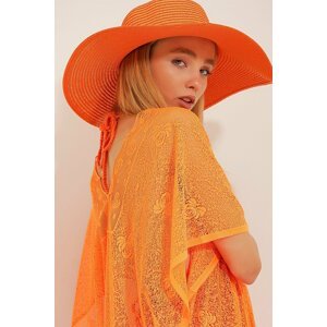 Trend Alaçatı Stili Line - Orange - Casual