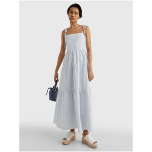 Light Blue Women's Striped Maxi-Dress Tommy Hilfiger Pop Stripe - Women