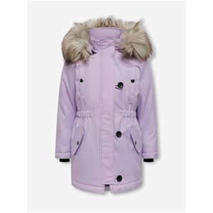 Light purple girls' winter jacket ONLY Giris - Girls