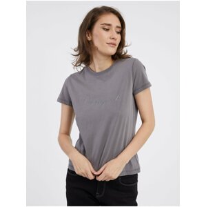 Grey Desigual Maya Women's T-Shirt - Women