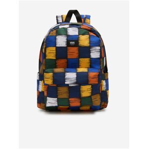 Yellow-blue checkered backpack VANS Old Skool H2O Backpack - Men