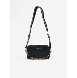Black Women's Leather Crossbody Handbag Michael Kors Xbody - Women