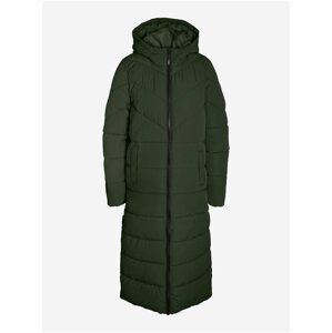 Dark green women's quilted coat Noisy May Dalcon
