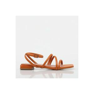 Hotiç Orange Women's Flat Sandals
