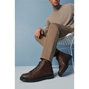 Yaya by Hotiç Brown Men's Boots & Booties