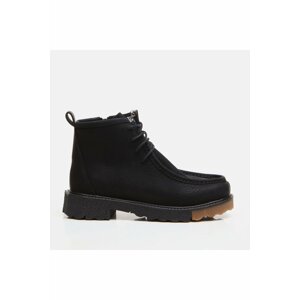 Hotiç Ankle Boots - Black - Flat