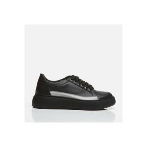 Yaya by Hotiç Black Pedestrian Women's Sneakers