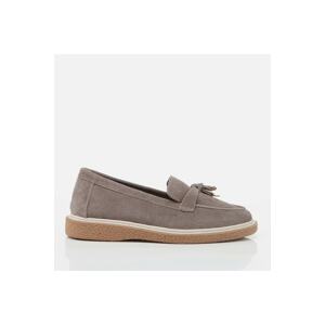 Hotiç Loafer Shoes - Brown - Flat