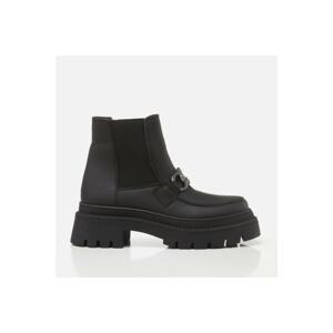 Hotiç Ankle Boots - Black - Flat