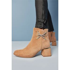 Hotiç Ankle Boots - Brown - Flat