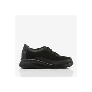 Hotiç Black Women's Sneakers With Genuine Leather