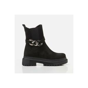 Hotiç Ankle Boots - Black - Flat