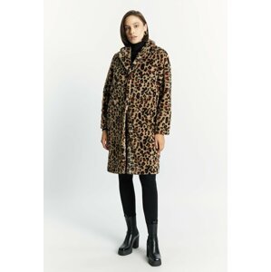 MONNARI Woman's Coats Lady Coat Made Of Faux Fur