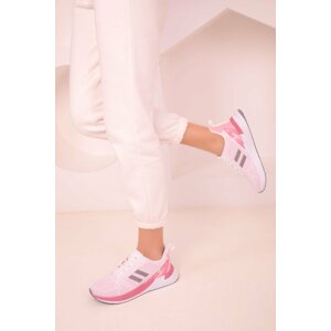 Soho White-Powder Women's Sneakers 17838