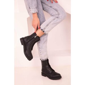 Soho Women's Black Boots & Booties 17684