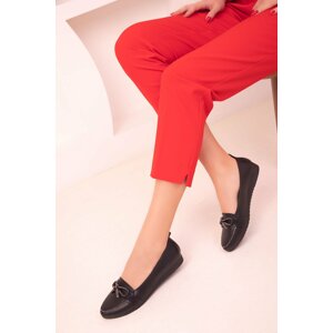 Soho Black Women's Flats 17766