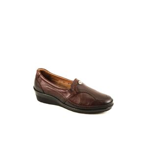 Forelli 26226 Women's Brown Leather and Bones Special Comfort Shoes.