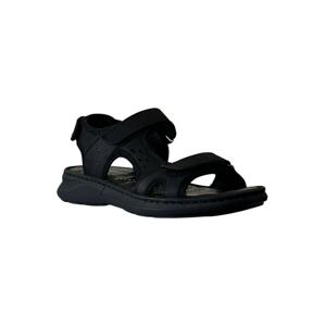 Forelli 40526-g Bruce Black Nubuck Men's Daily Sandals