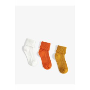 Koton Set of 3 Basic Socks, Cotton-Mixed