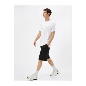 Koton Sports Shorts Lace-Up Waist with Pocket Detail.