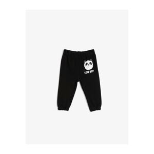 Koton Jogger Sweatpants Rayon Panda Print Detailed Cotton