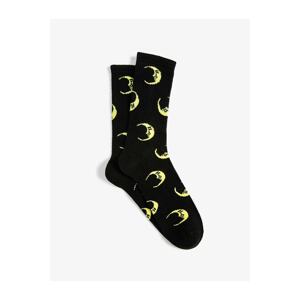 Koton Socks with Moon Embroidered Moon