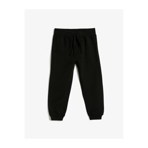 Koton Jogger Sweatpants Basic With Tie Waist