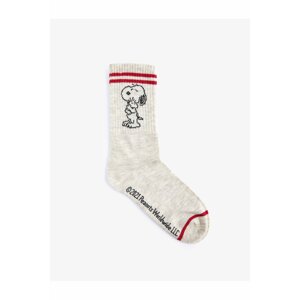 Koton Snoopy Cleat Socks Licensed Embroidered