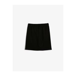 Koton Basic Mini School Skirt, Elastic Waist