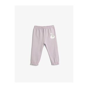 Koton Jogger Sweatpants With Elastic Waist, Cotton and Rayons