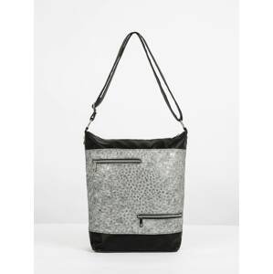 Borse bag made of combined materials black