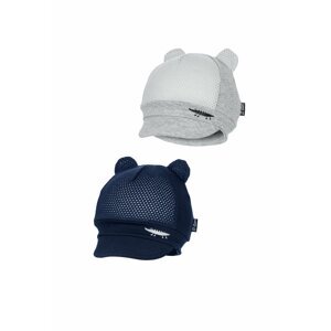 iltom Kids's 2Pack Hat P006 Crocodile Grey/Navy Blue