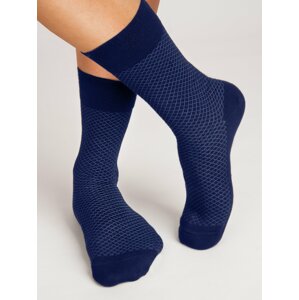 NOVITI Man's Socks SB004-M-02 Navy Blue