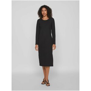 VILA Armerone Black Ladies Midishdress - Ladies