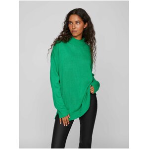 Green Womens Oversize Sweater VILA Reggie - Women
