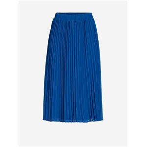 Blue Pleated Skirt for Women VILA Moltan - Ladies