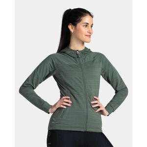 Women's technical sweatshirt KILPI MEMPHIS-W Dark green