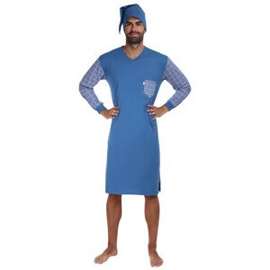 Men's nightgown Foltýn blue