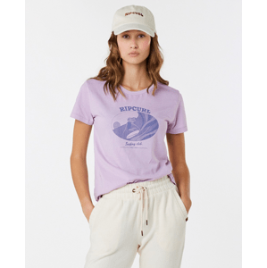 T-Shirt Rip Curl RE-ENTRY CREW NECK TEE Lilac