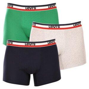 3PACK Men's Boxers Levis Multicolor