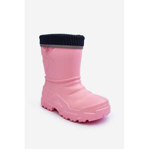 Children's insulated rain boots Befado pink
