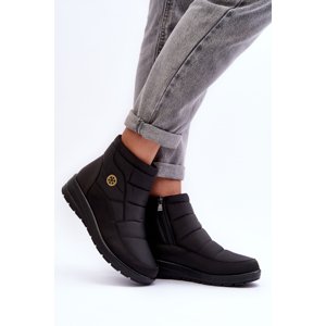 Women's winter boots with lining black Helis