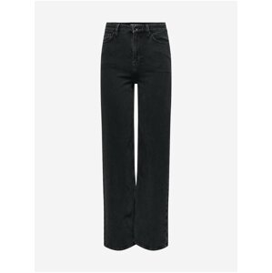 JDY Kaja Black Wide Jeans - Women