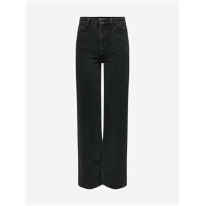 JDY Kaja Black Wide Jeans - Women