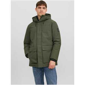 Khaki Men's Winter Parka Jack & Jones Rob - Mens