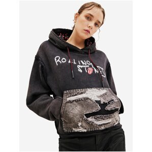 Black Women's Hoodie Desigual Rolling - Women